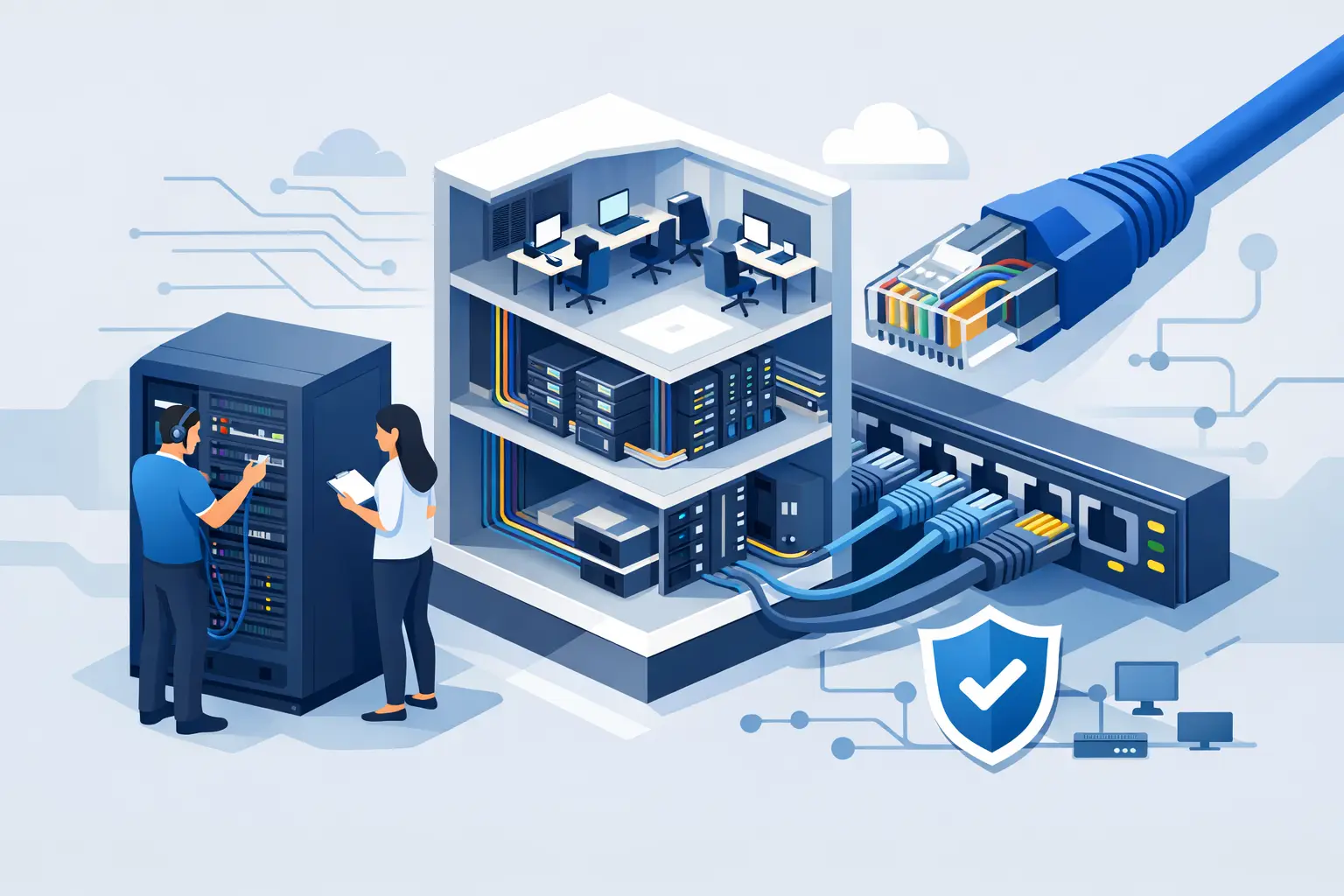 Cableado estructurado certificado para empresas