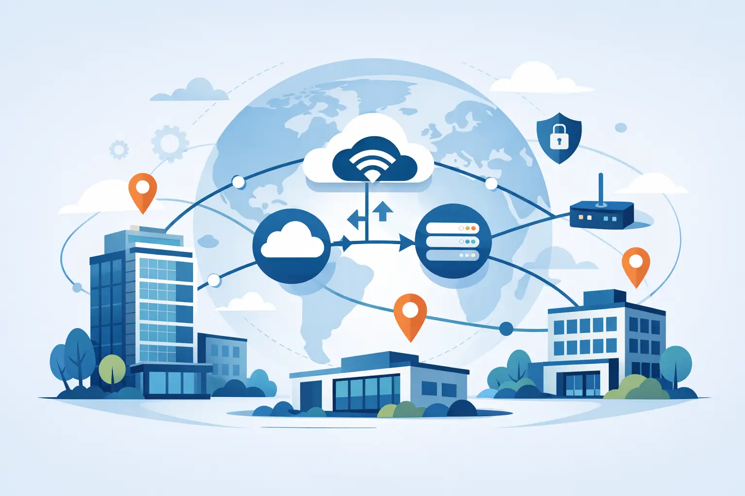 Redes empresariales para múltiples sedes