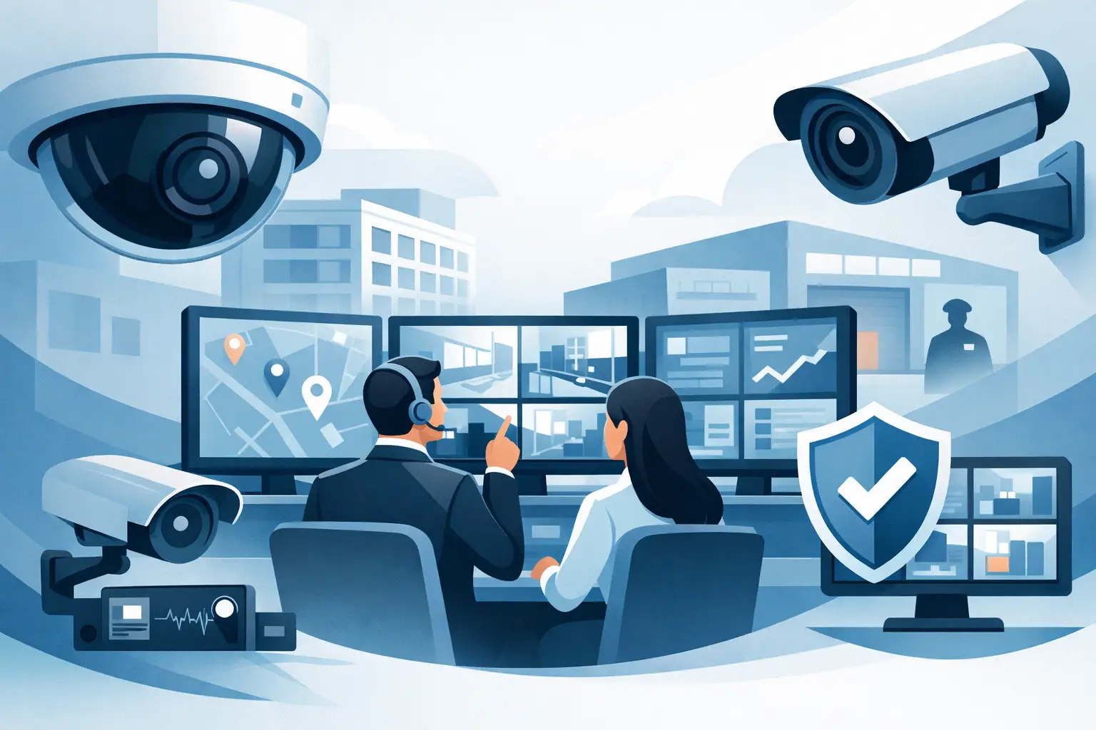 CCTV para empresas con monitoreo efectivo