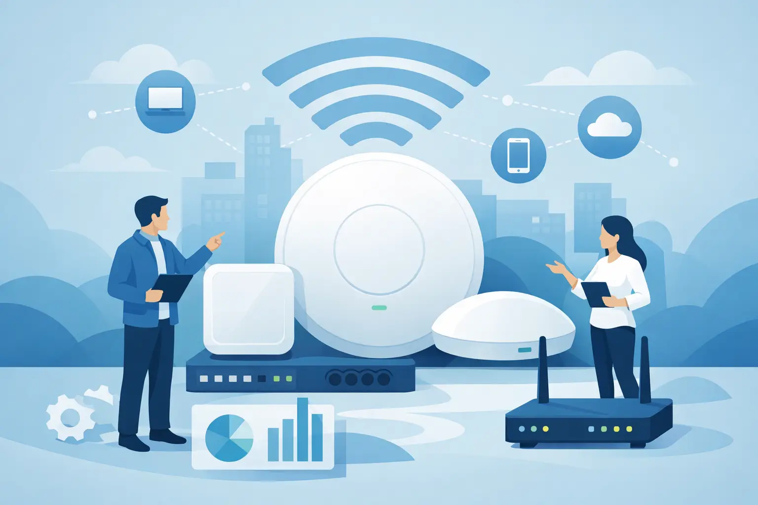 Cómo elegir access points empresariales