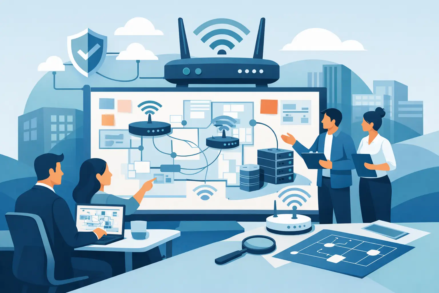 Cómo planear red WiFi corporativa sin fallas