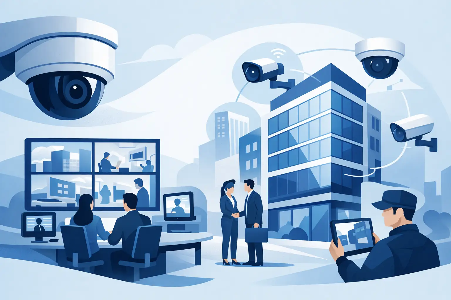 Videovigilancia empresarial bien implementada