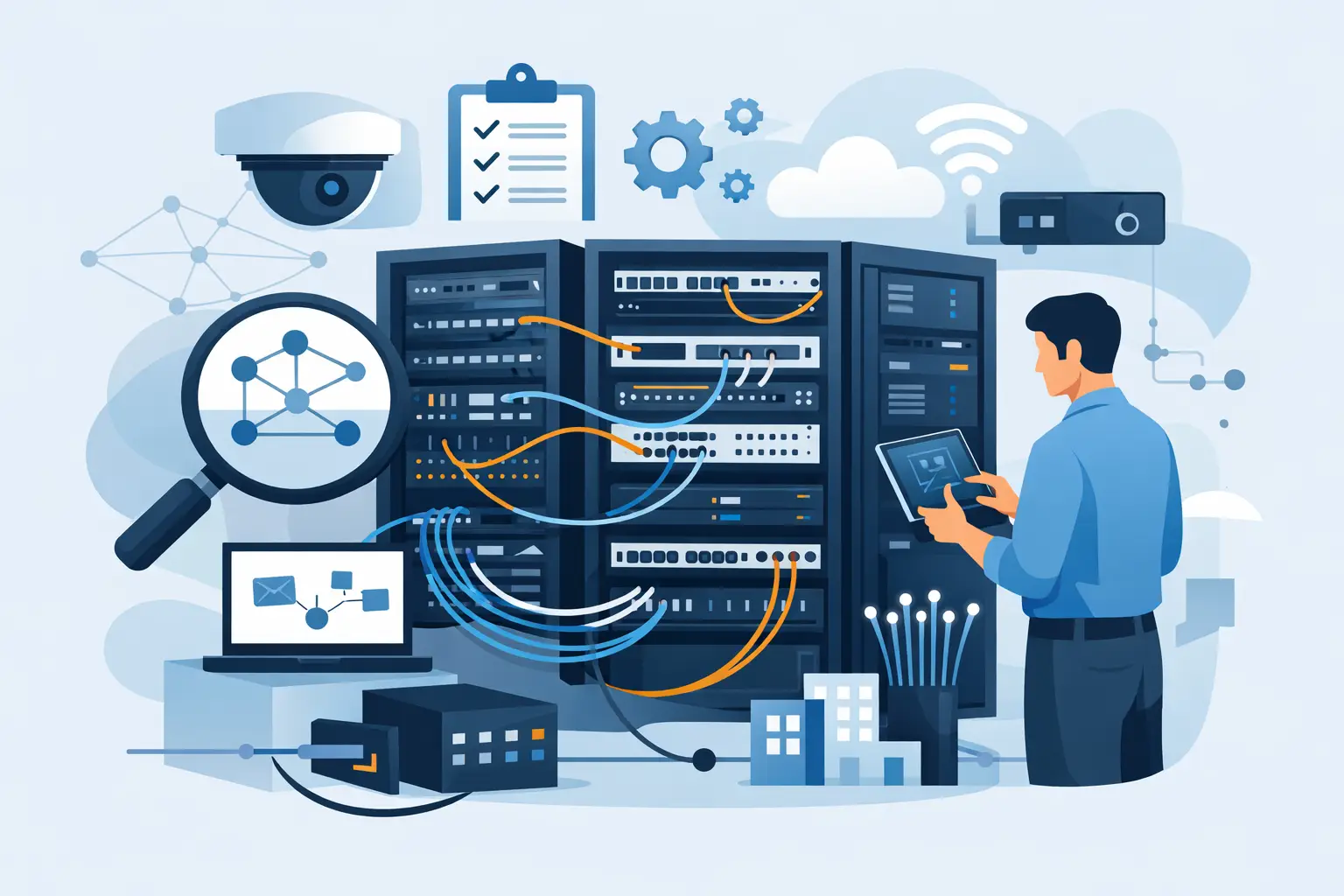 Auditoría de infraestructura física de red