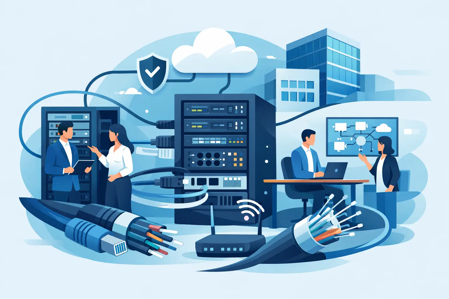 Mejores soluciones de cableado para corporativos