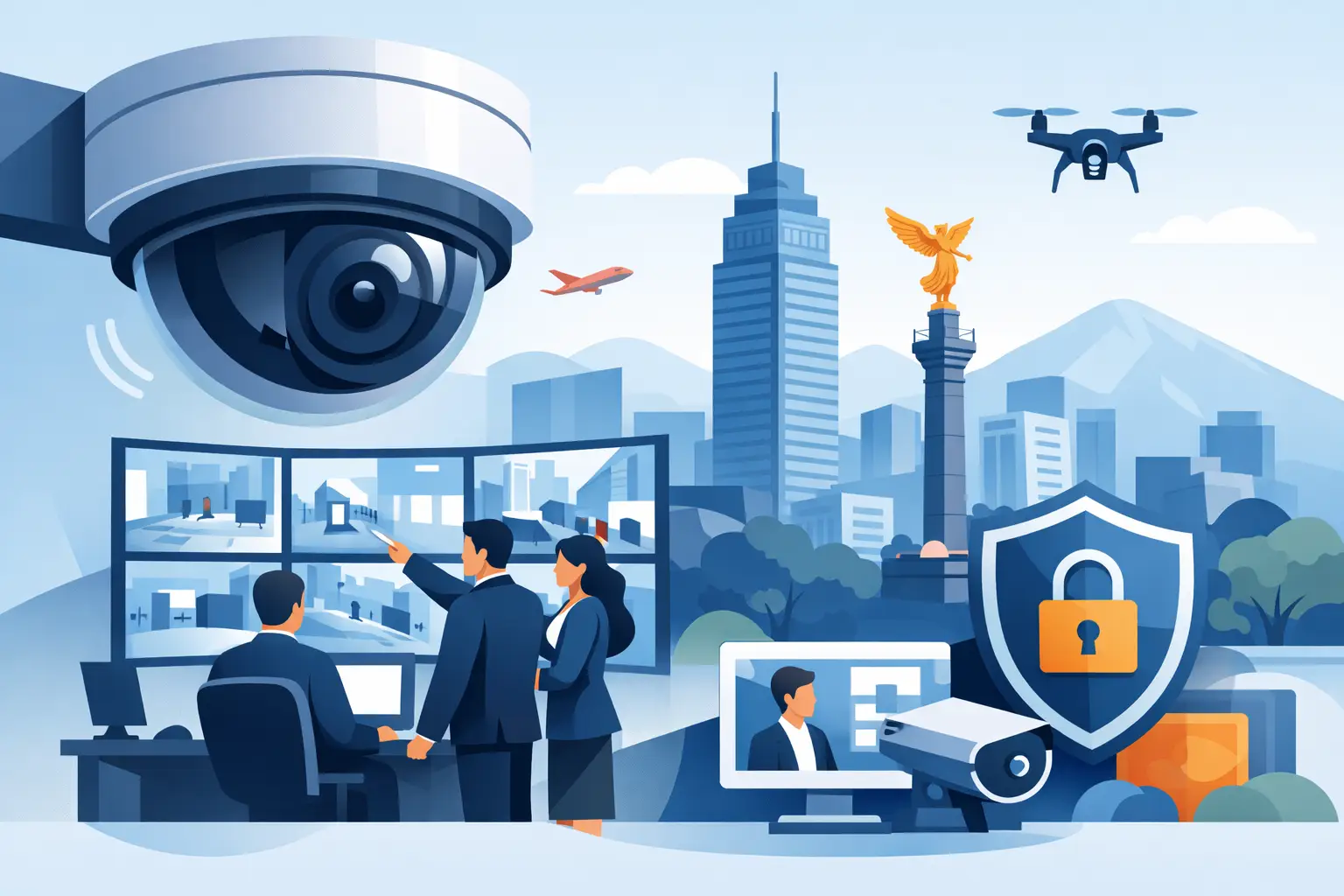 Videovigilancia corporativa CDMX sin errores
